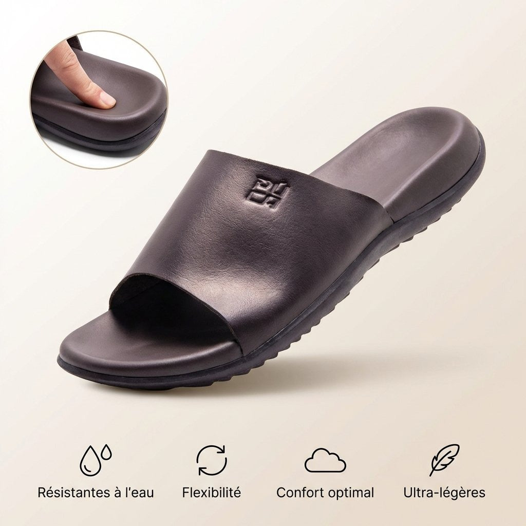 PUCA MEN SPORT SLIPPERS CRATER BROWN - 10934