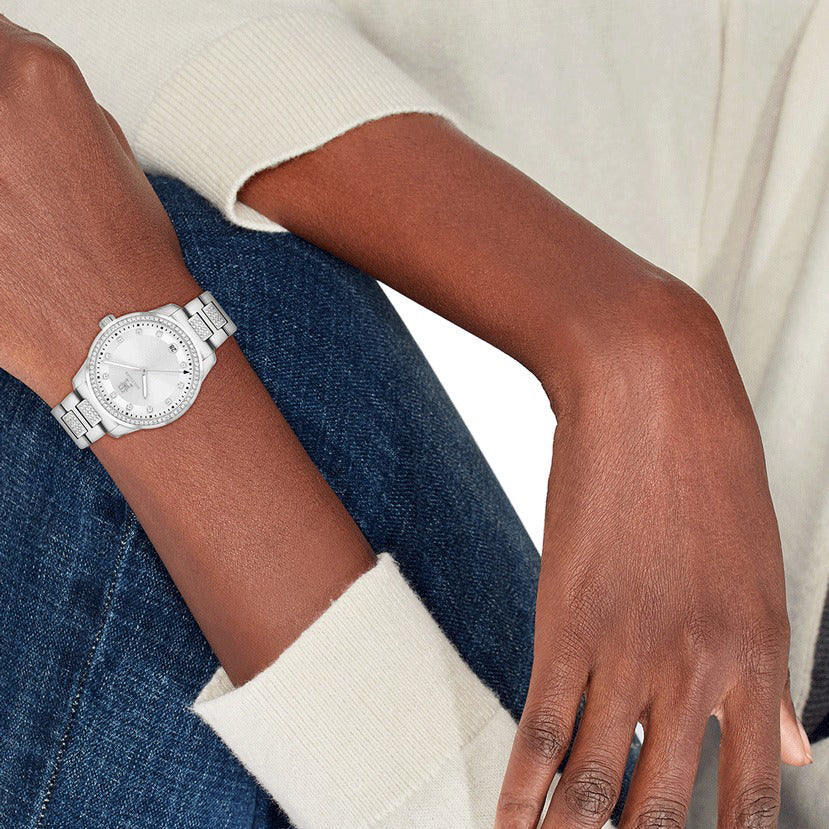Tommy Hilfiger Stainless Steel Crystal-Embellished - 1782757