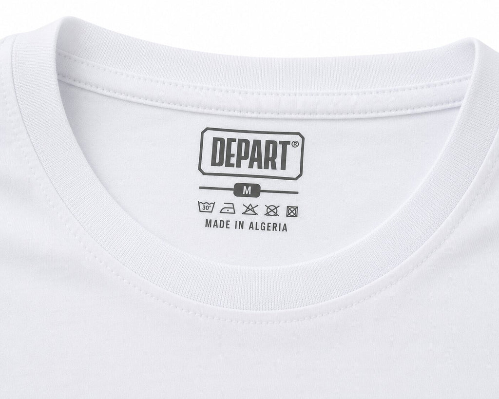 Départ Homme T-shirt Oversize Blanc - MT319-G23-014072