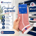 Champion 2-Pack Footie Socks Grey Melange - 804322-PS033