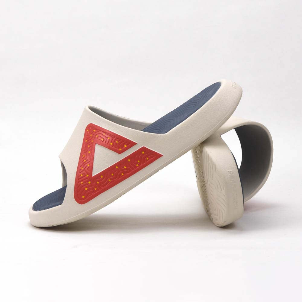 PEAK SLIPPERS TAICHI UNISEX WHITE BLUE - EWT21037L-1133