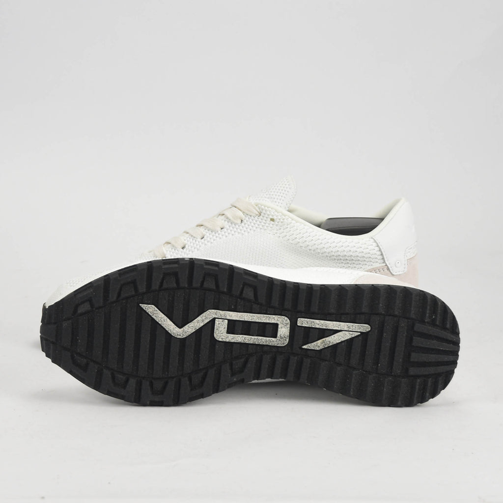 VO7 BASKET MILAN KNIT HOMME WHITE - CH-MIL-WHT