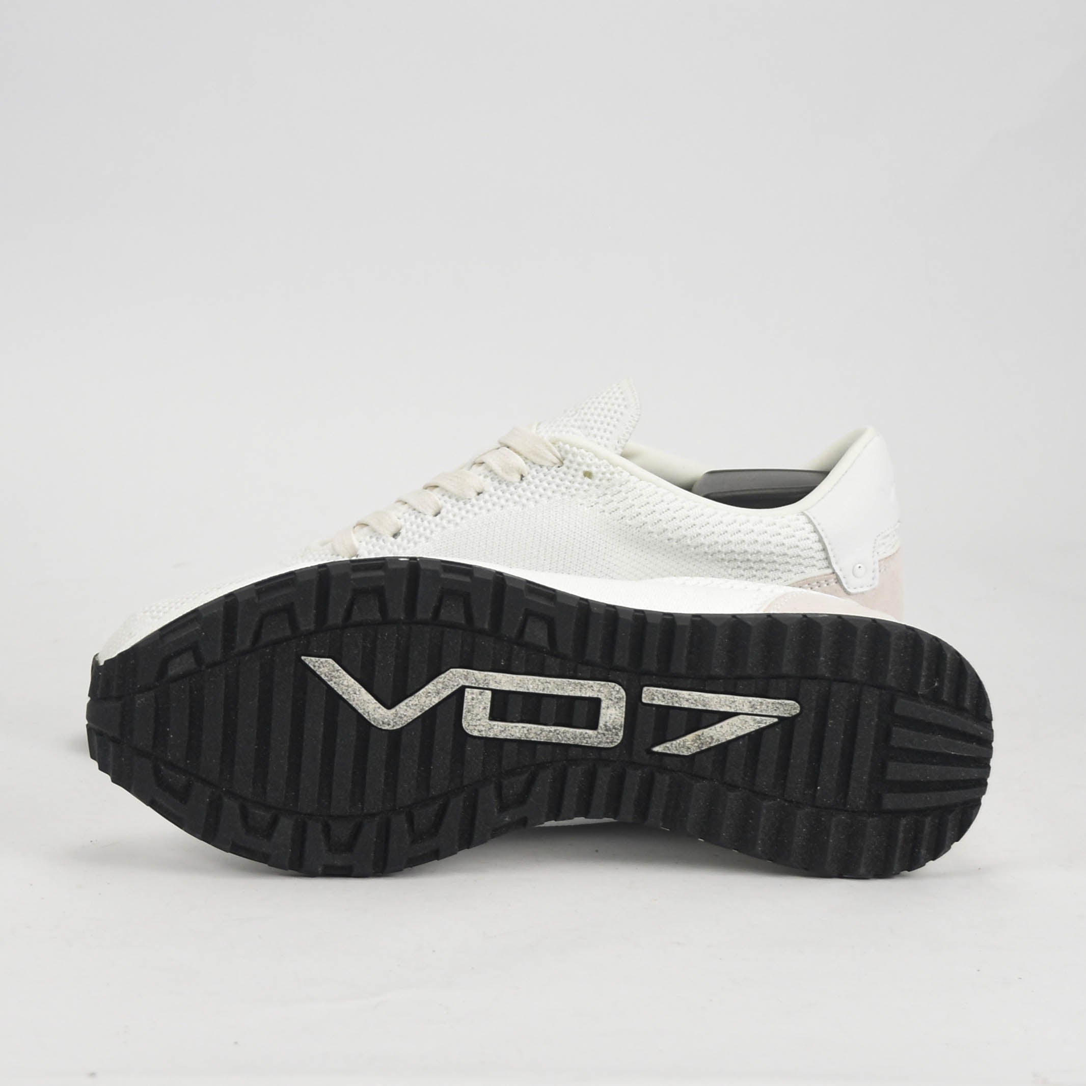 VO7 BASKET MILAN KNIT HOMME WHITE - CH-MIL-WHT