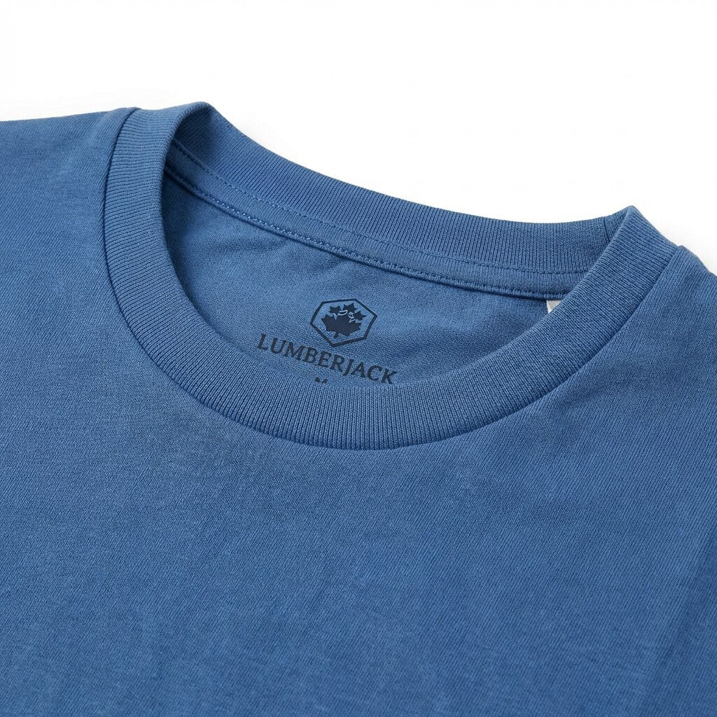 LUMBERJACK MEN TEE BIG HORIZONTAL LOGO NAVY - LBJ26010-BLG