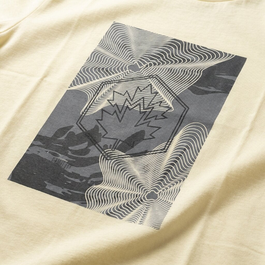 LUMBERJACK MEN TEE BIG NATURE LOGO OFF WHITE - LBJ23009-OFW