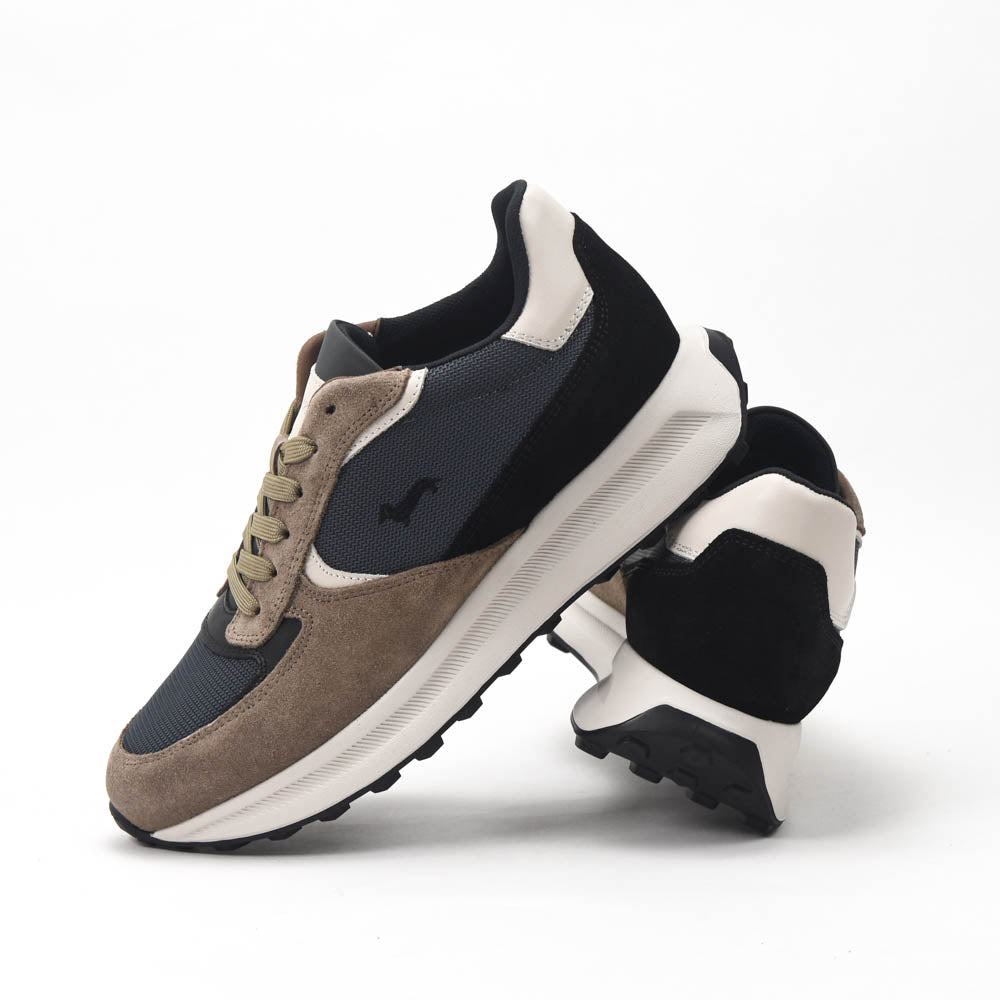 Harmont and Blaine Camoscio Tex Sneakers Homme - EFM252-060-A60-AE
