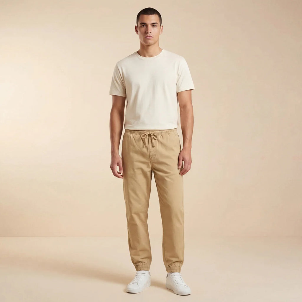 DEPART JOGGER SLIM HOMME MARRON - G21-000176-BROWN02