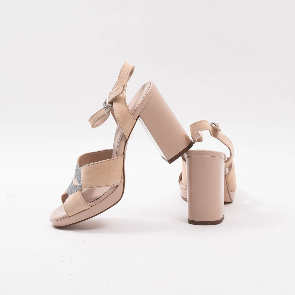 ANDRÉ SANDALES FEMME CUIR NUDE - 52314639087