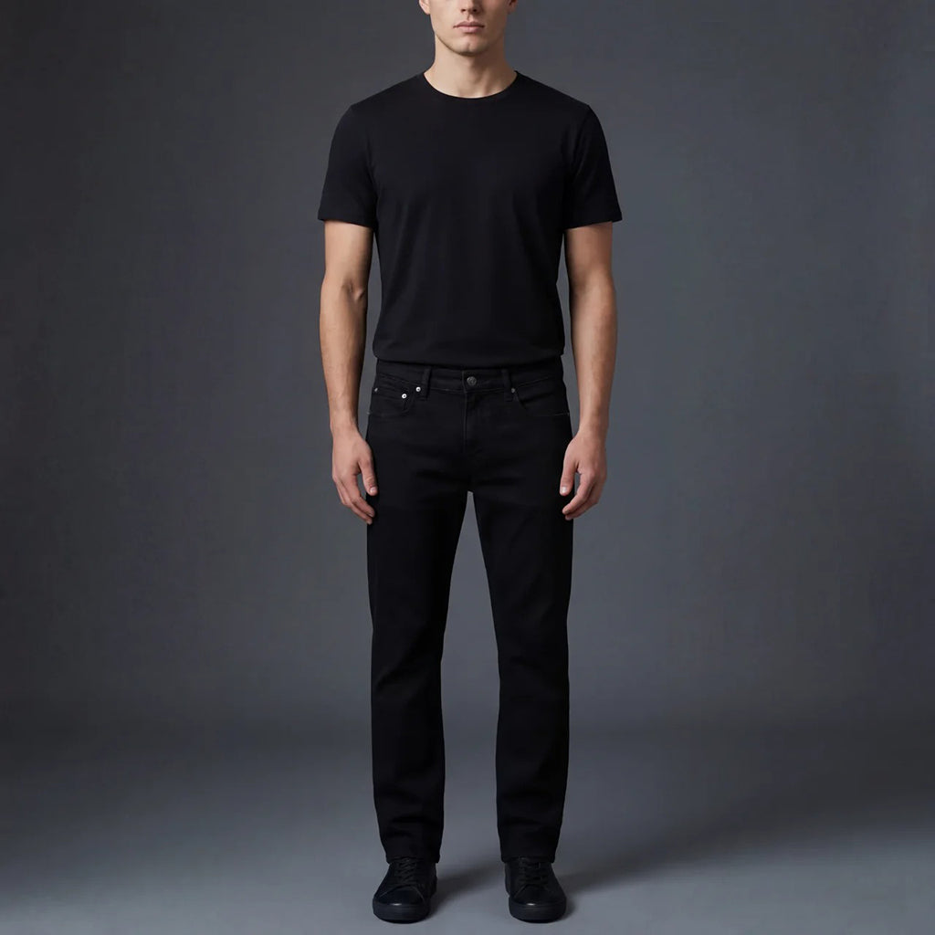 DEPART PANTALON JEAN REGULAR HOMME NOIR - G20-000517-BLACK