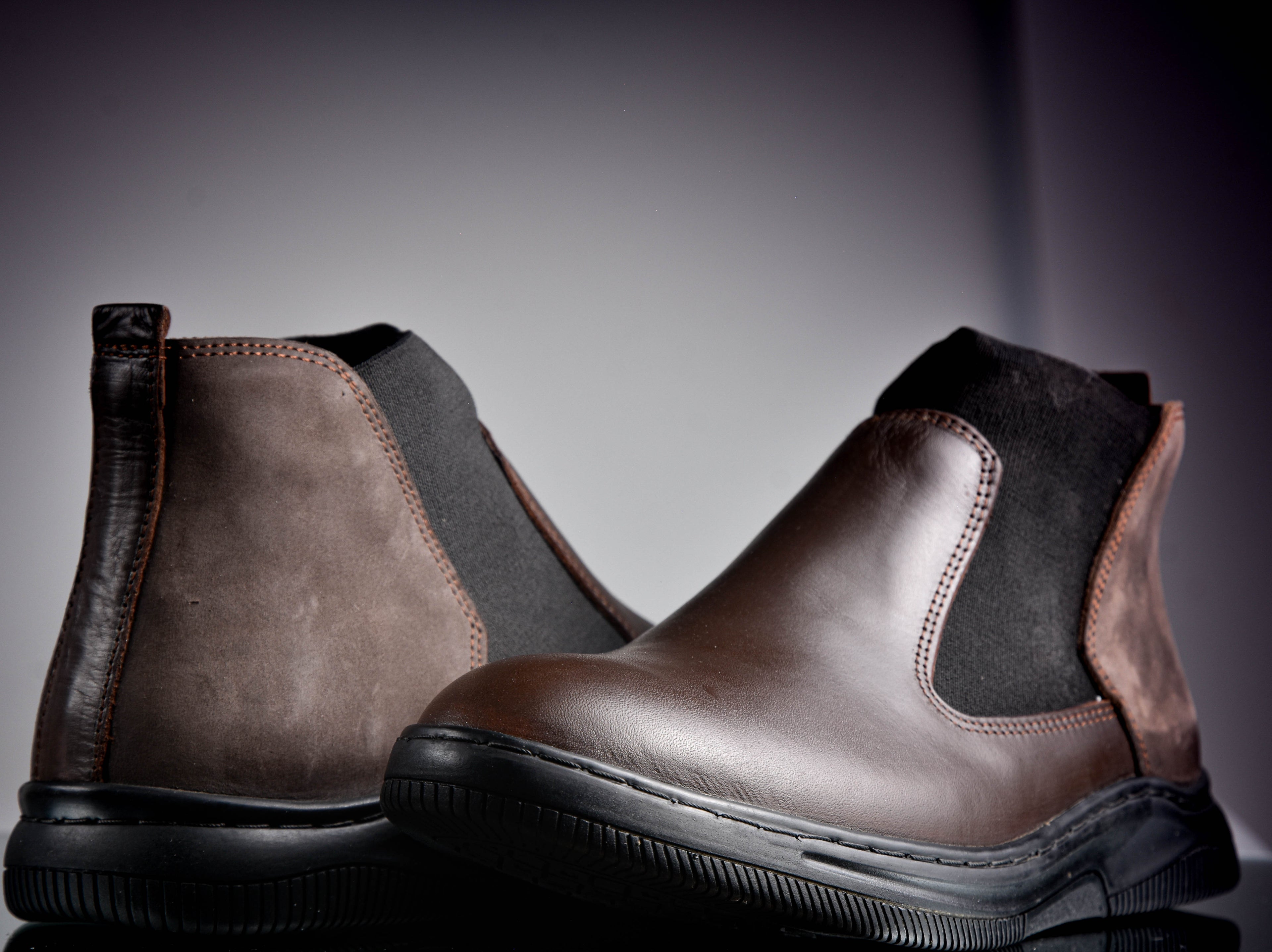 Chelsea boot orthopédique noir - 1726