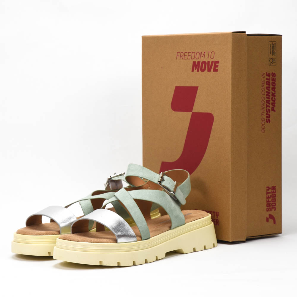 Safety Jogger Sandales Jeune Fille Métallisées - 590033-SIL-MTG