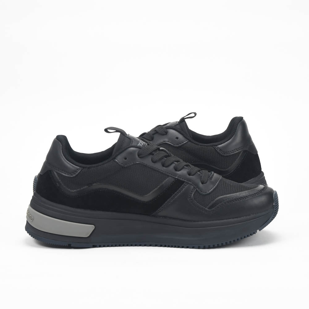 Harmont and Blaine Suede and Fabric Sneakers - EFM252.050.A40.A4