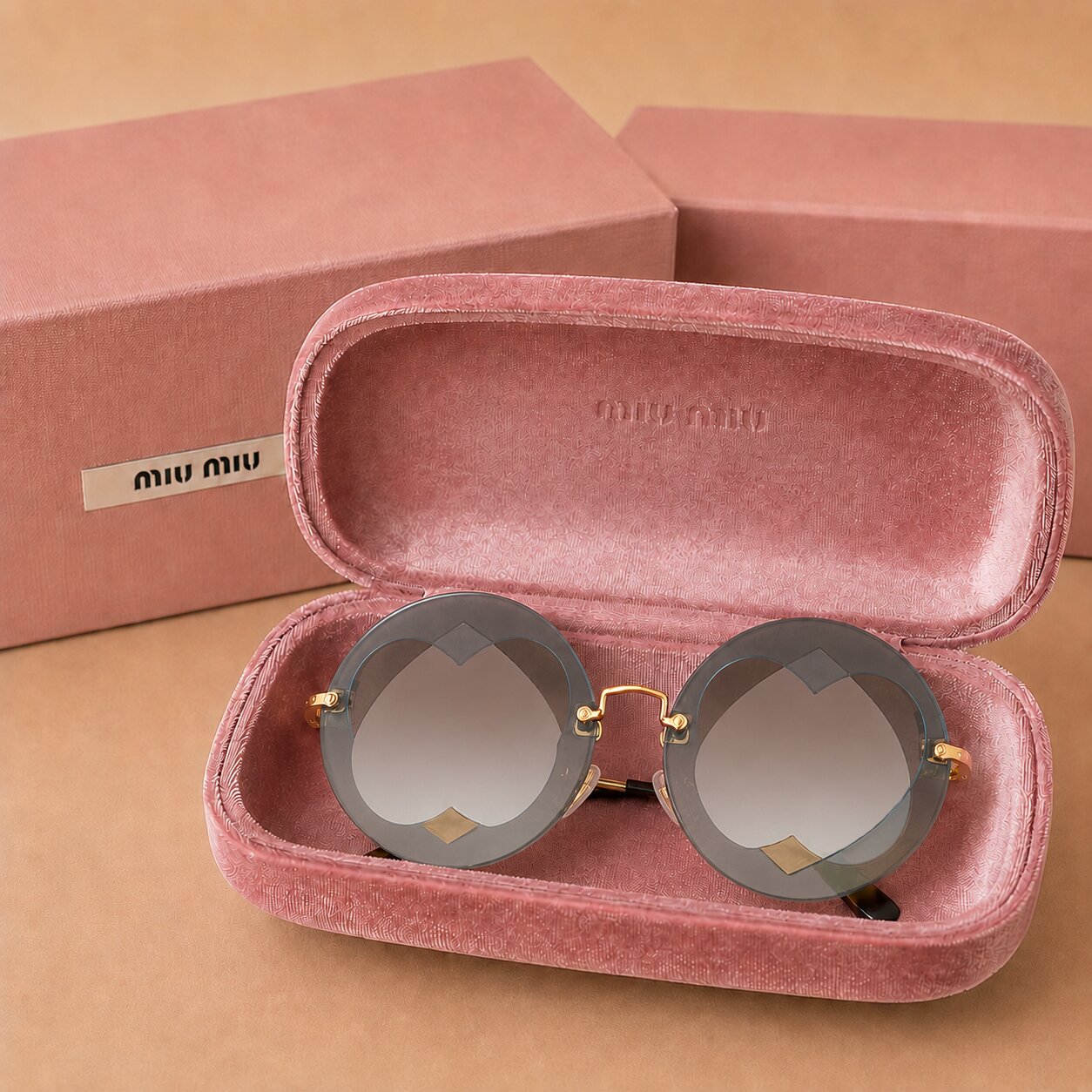 Miu Miu Round Sunglasses MU 01SS - MU 01SS VA00A7