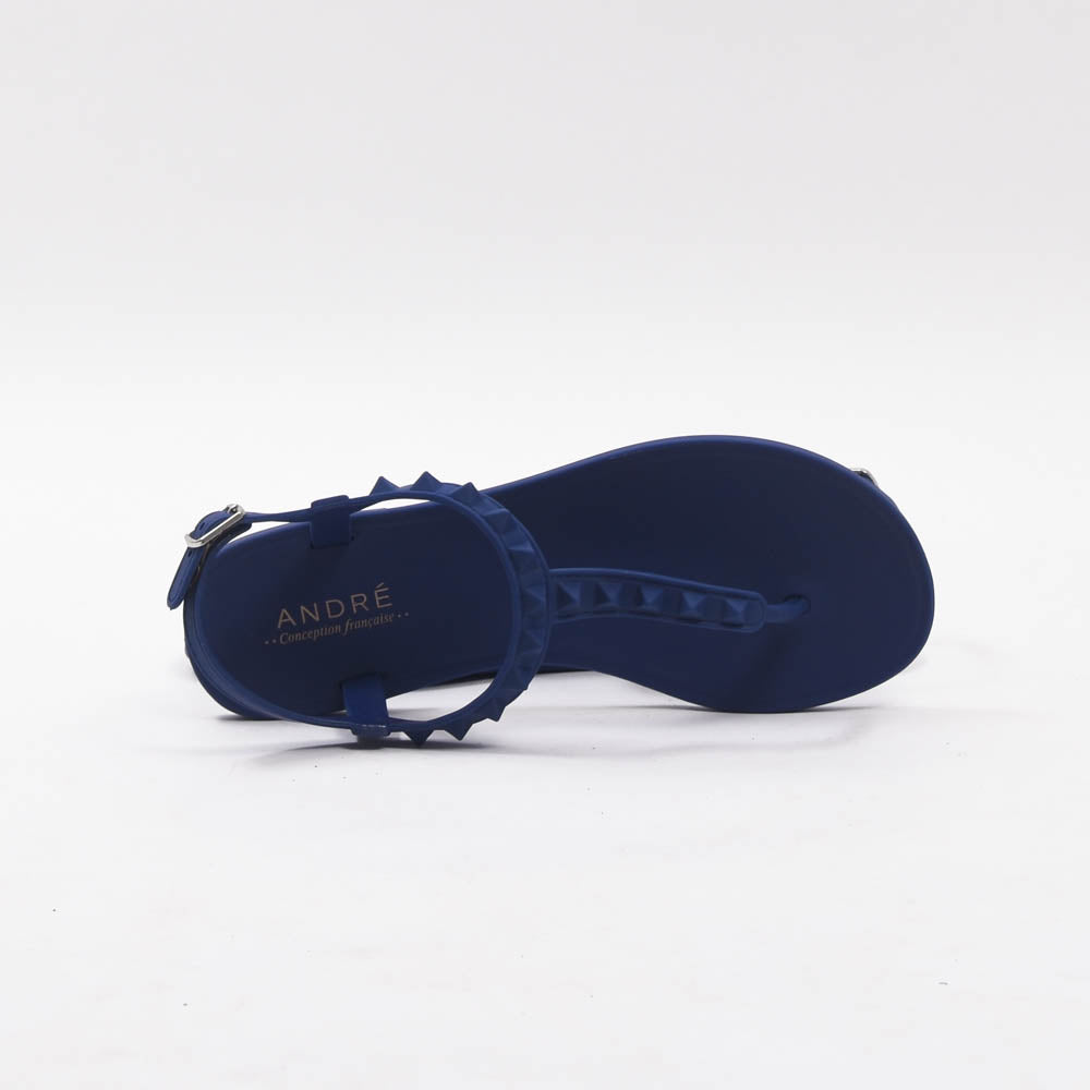ANDRÉ SANDALES FEMME HADEWIG CAOUTCHOUC BLEU - 52321470604