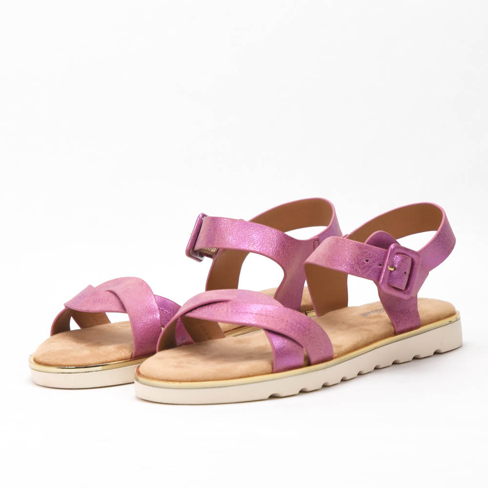 Safety Jogger Cross-Strap Buckle Sandals - 610141-FUC