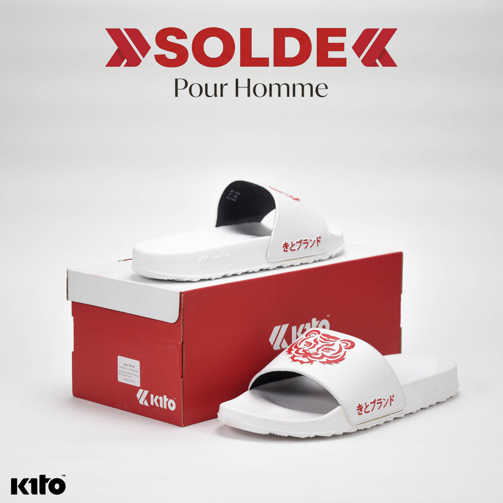 CLAQUETTE AH132M WHITE KITO - AH132MW