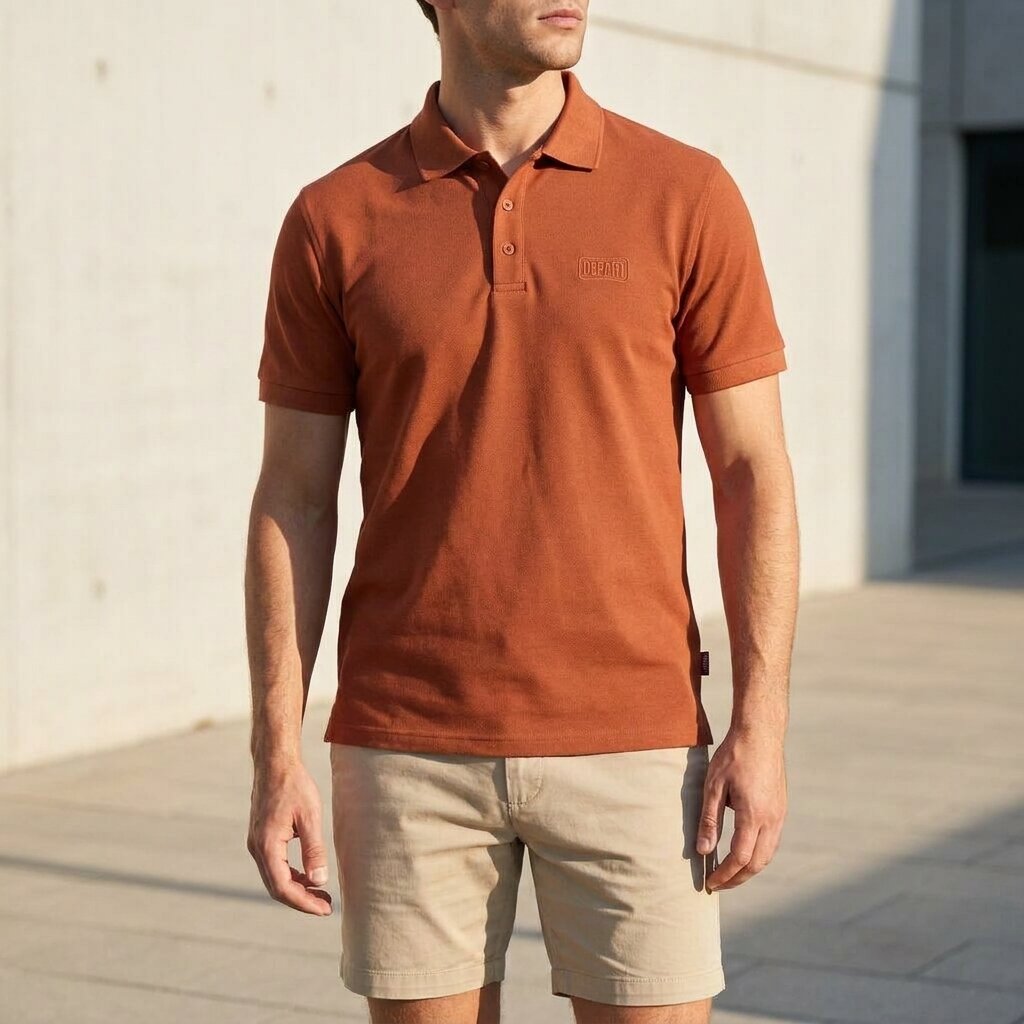 DEPART POLO - G23-003391-BROWN05
