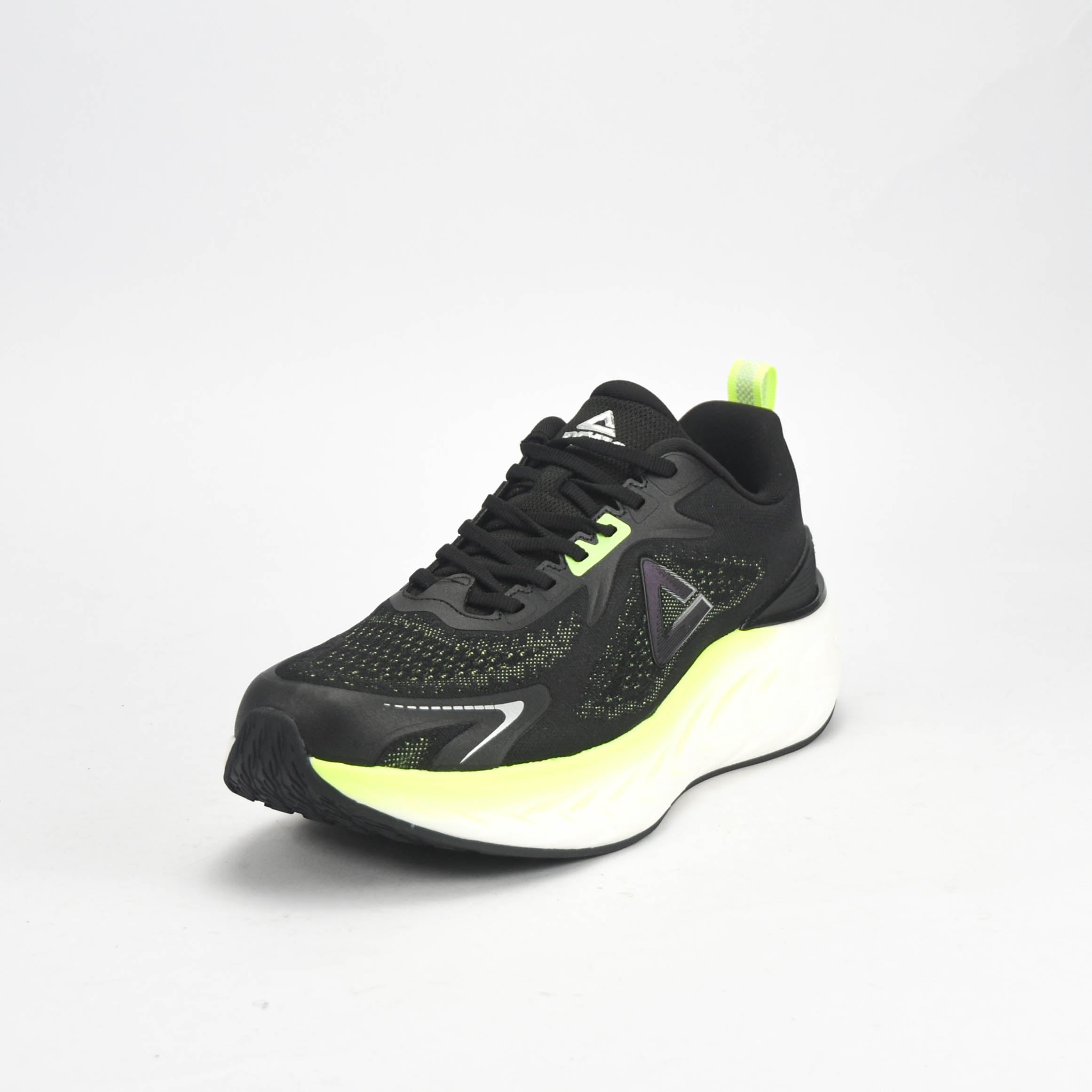Peak Taichi Running Shoes Black/Fluorescent Green - EXT53607H-2055