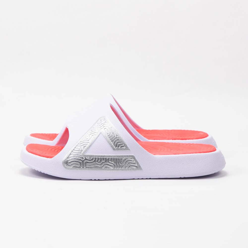 PEAK MEN TAICHI SLIPPERS WHITE RED - ET59095L-1060