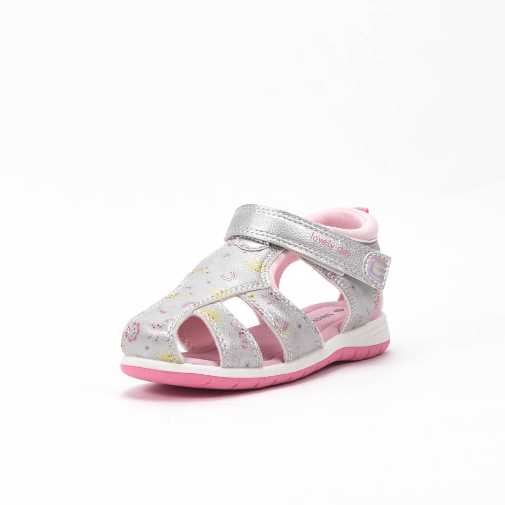 Safety Jogger Sandales Anatomiques Argent Enfant - 607701-SIL-PNK