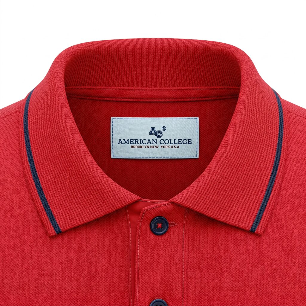 American College t-shirt pour Homme - PL250308C-RED