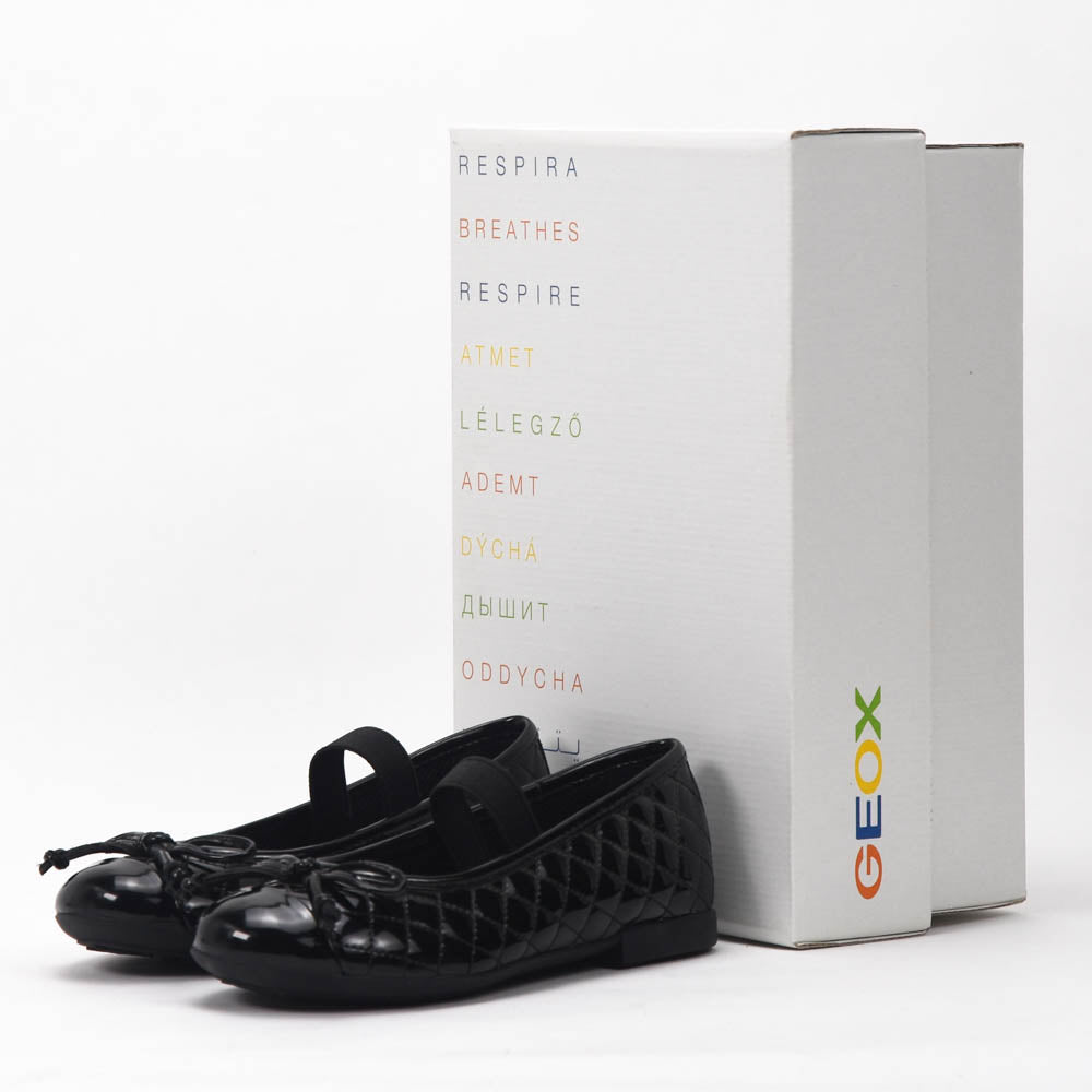 Geox Jr Plie B Ballerina Flats - J5455B000HH-C9999