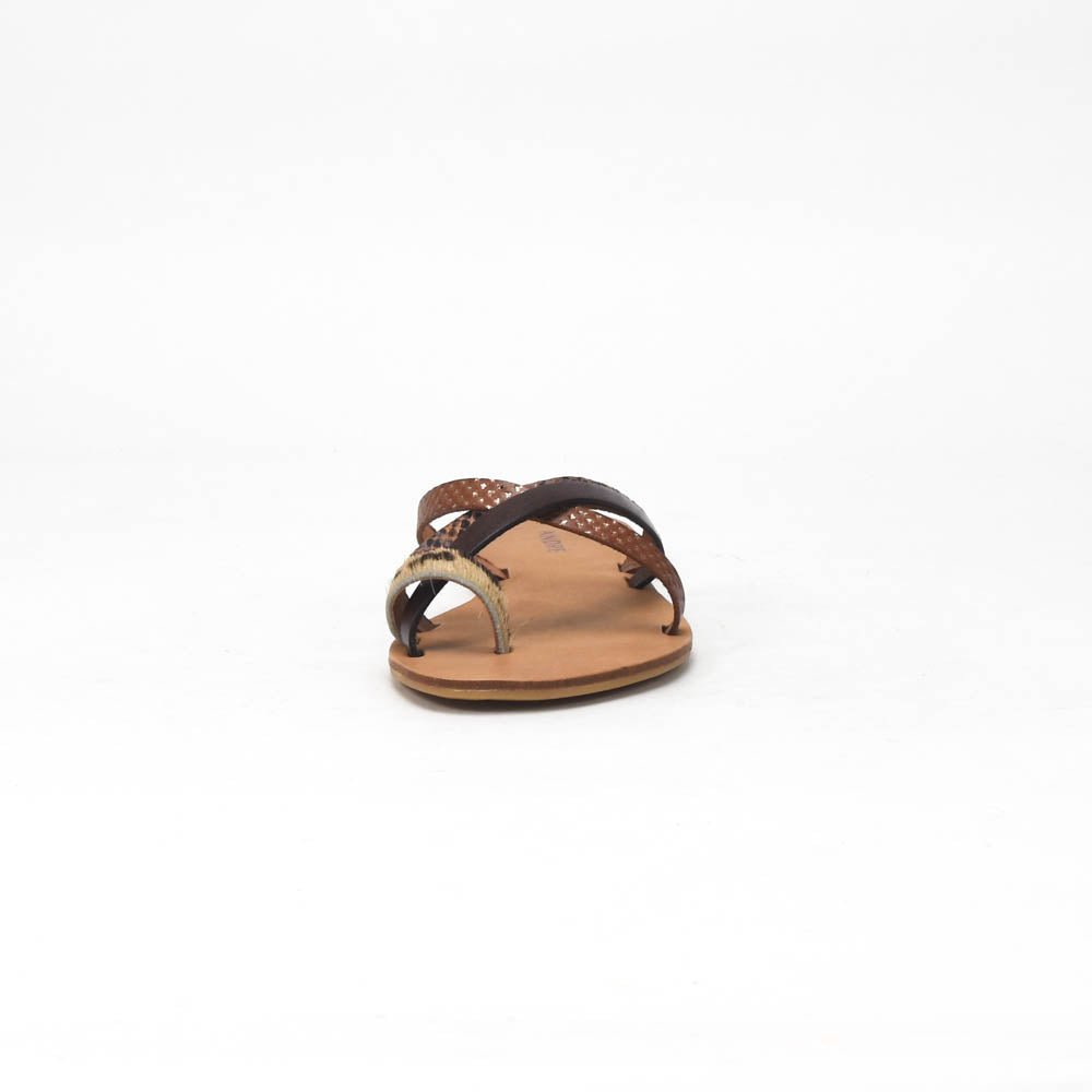 ANDRÉ MULES FEMME RYE MARRON - 52321201425