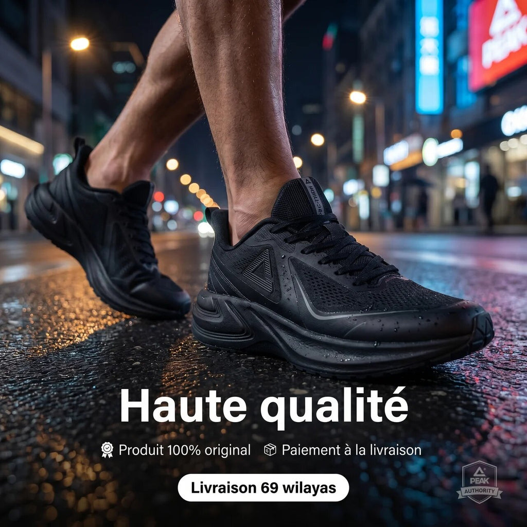 PEAK Casual Running Shoes Black - EXT261217H-Y291