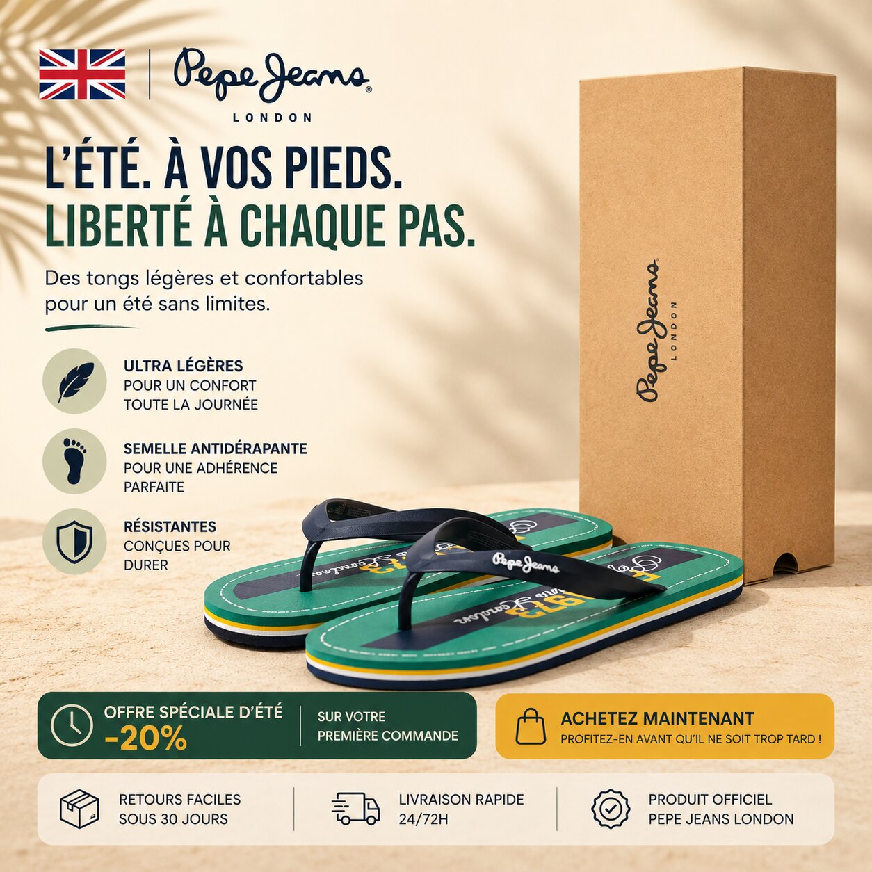 Pepe Jeans Whale Club Flip Flops - PMS70165-662