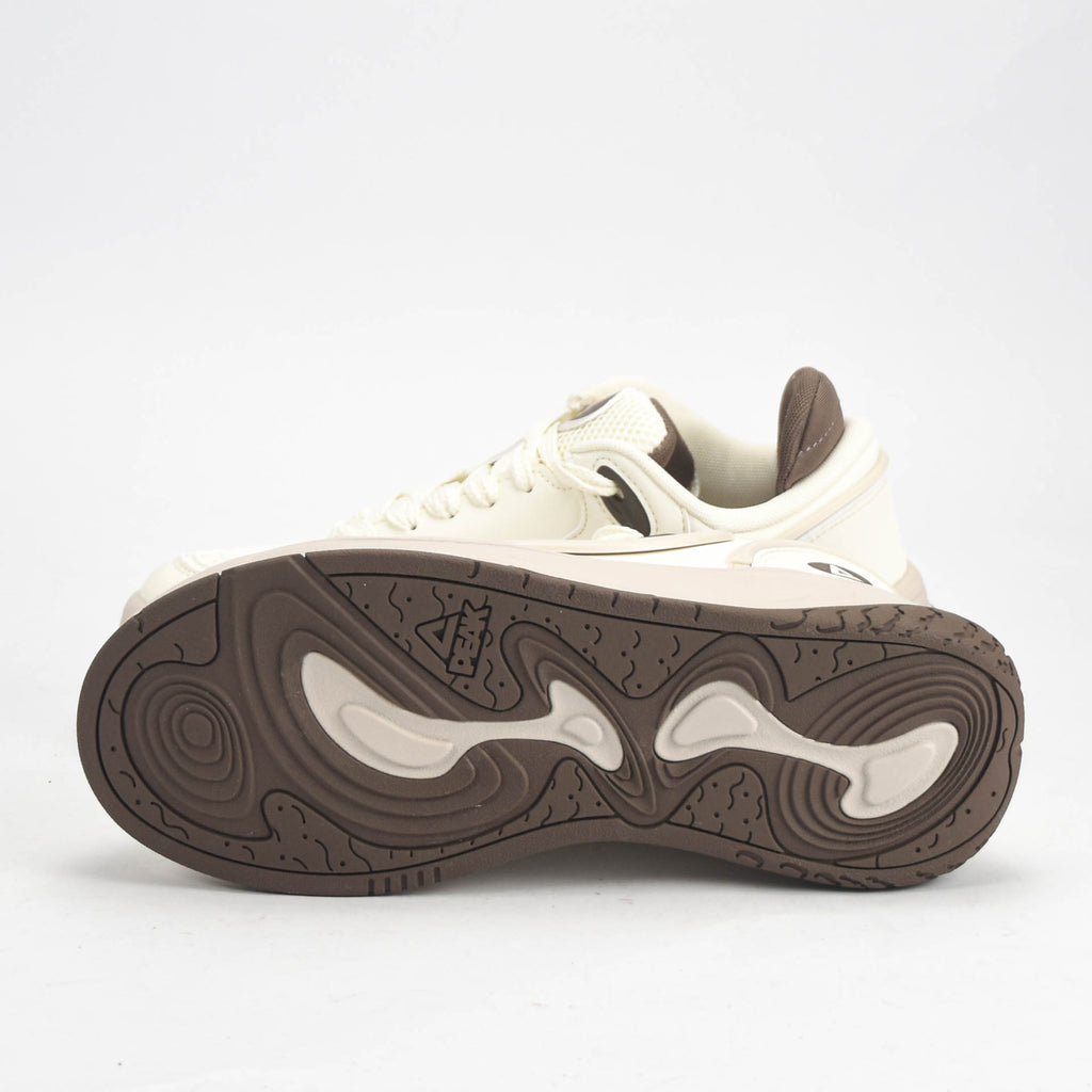 Peak Taichi Casual Shoes Canvas White/Brown - DB530128-Z491