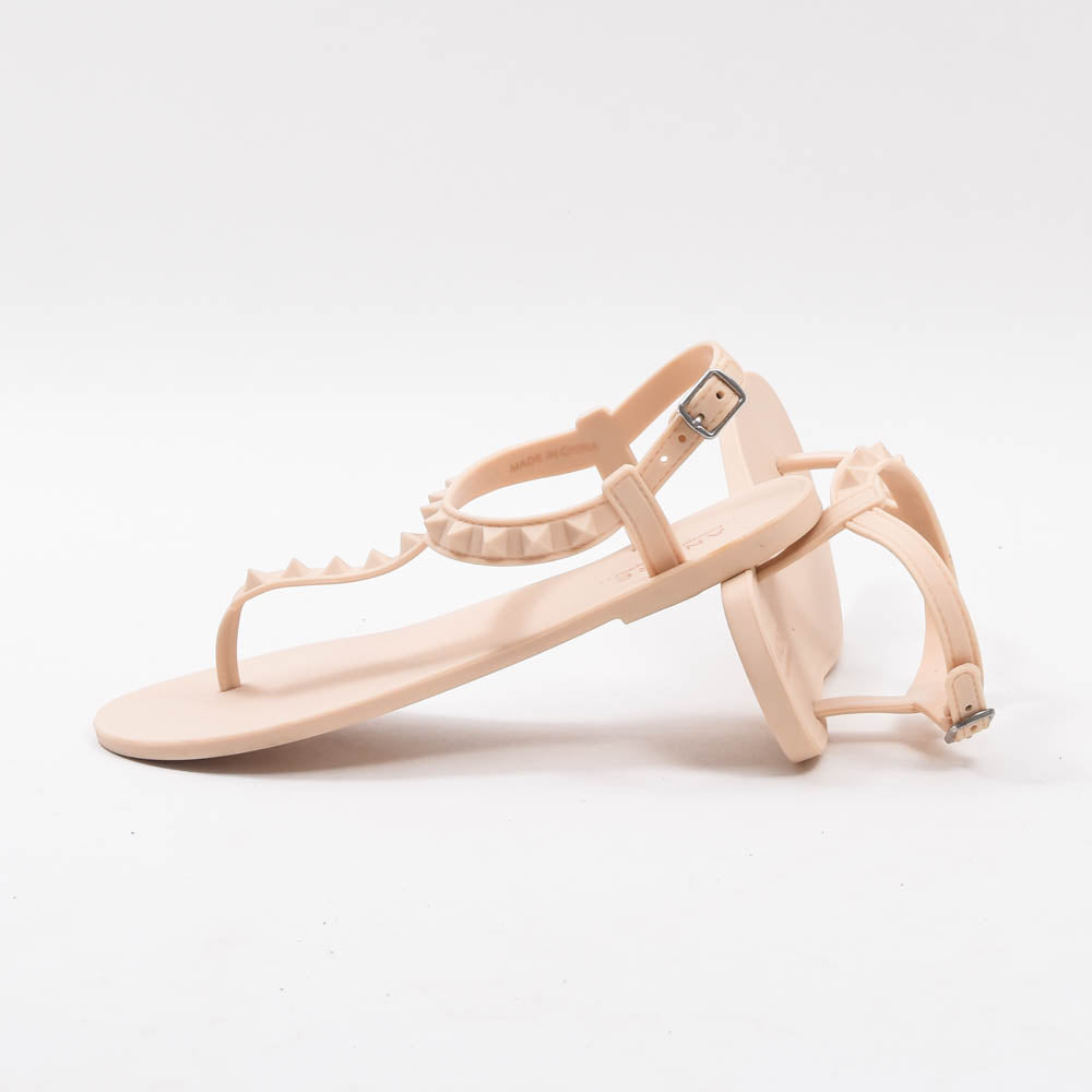 ANDRÉ SANDALES FEMME HADEWIG CAOUTCHOUC BEIGE - 52321670604