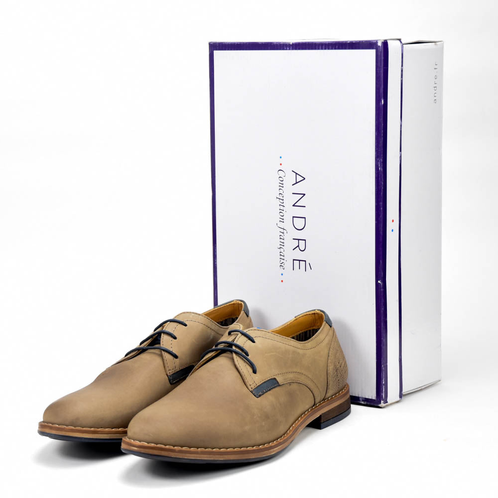ANDRÉ CHAUSSURE CLASSIQUE HOMME TITO TAUPE - 51132630644