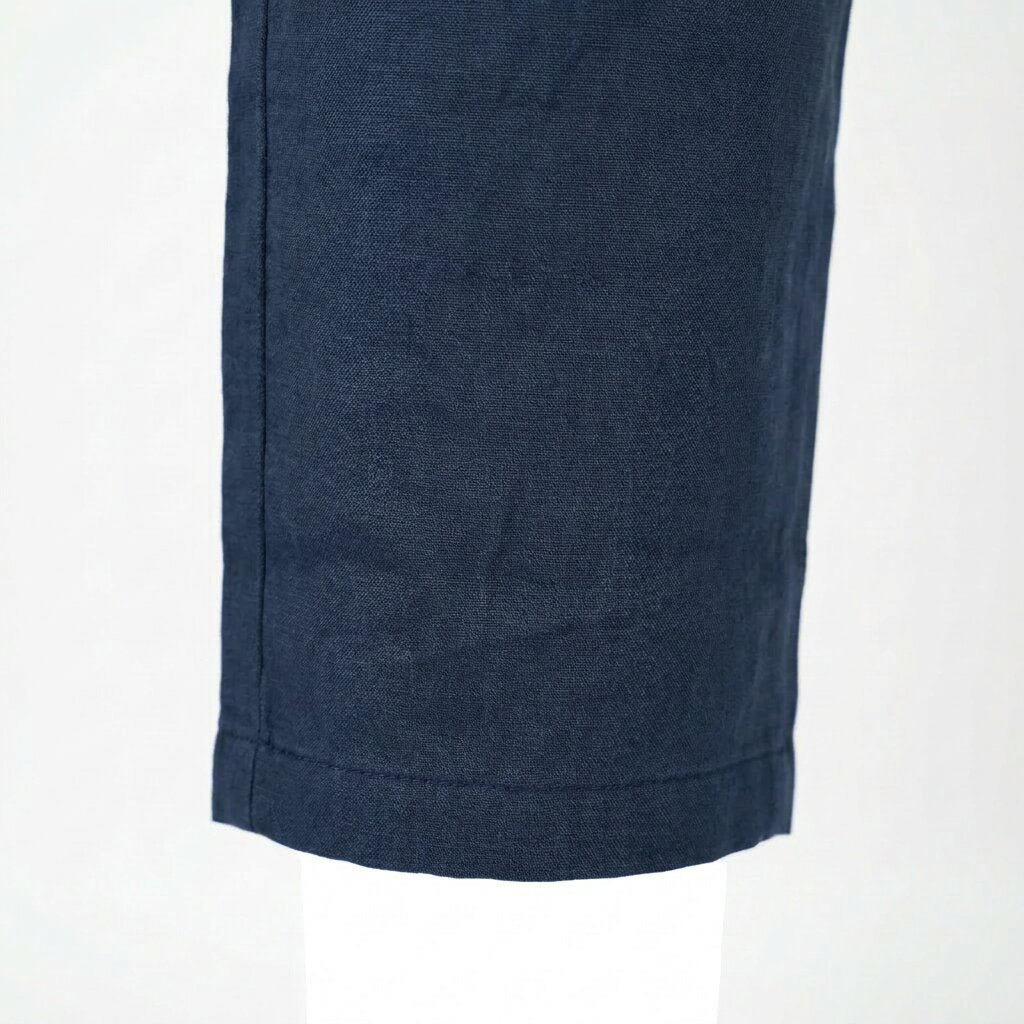 Départ Homme Pantalon en Lin Navy - MG191-G21-000870
