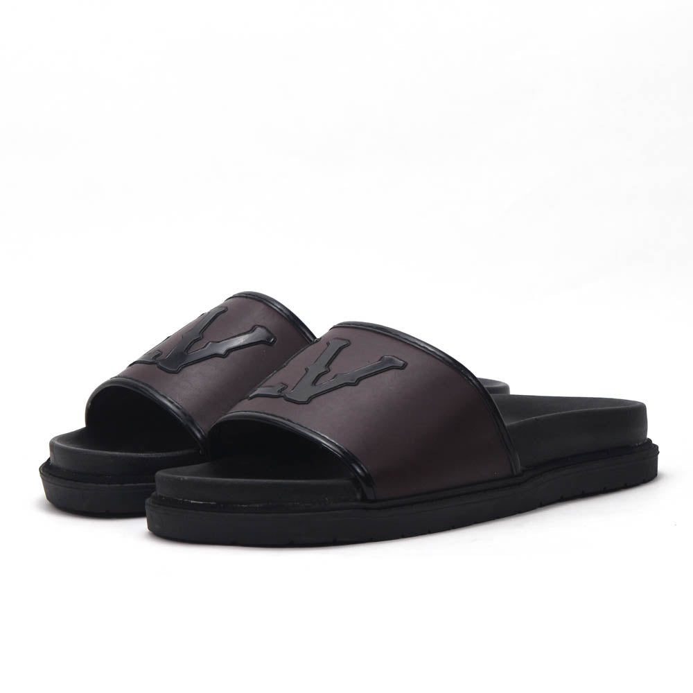 CLAQUETTES POUR HOMME - LV-03-MARRON