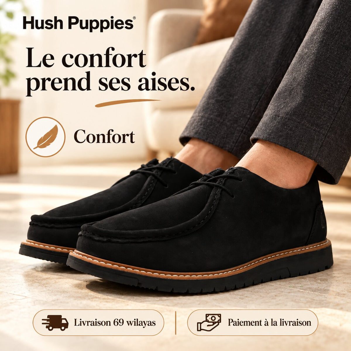 HUSH PUPPIES FOOTWEAR - HPM10613