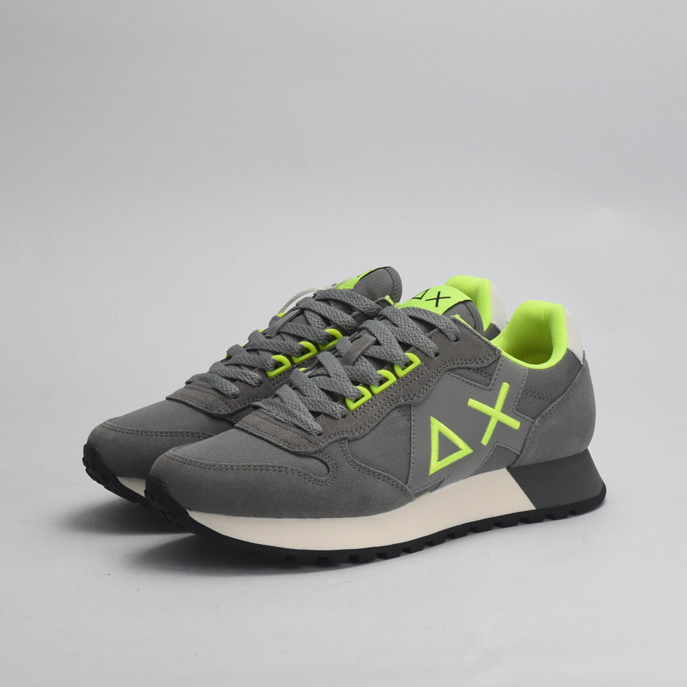 BASKET SUN68 JAKI FLUO 34 GRIGIO MEDIO - Z44115-34