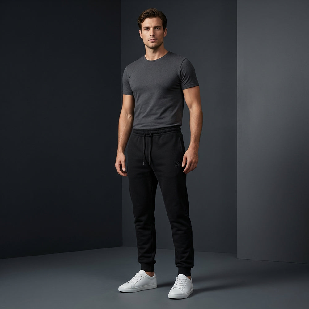 DEPART JOGGING SLIM HOMME NOIR - G23-003079-BLACK