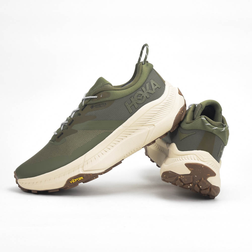 HOKA Transport GORE-TEX Slate Oat Milk Sneakers - 1133957-STTM