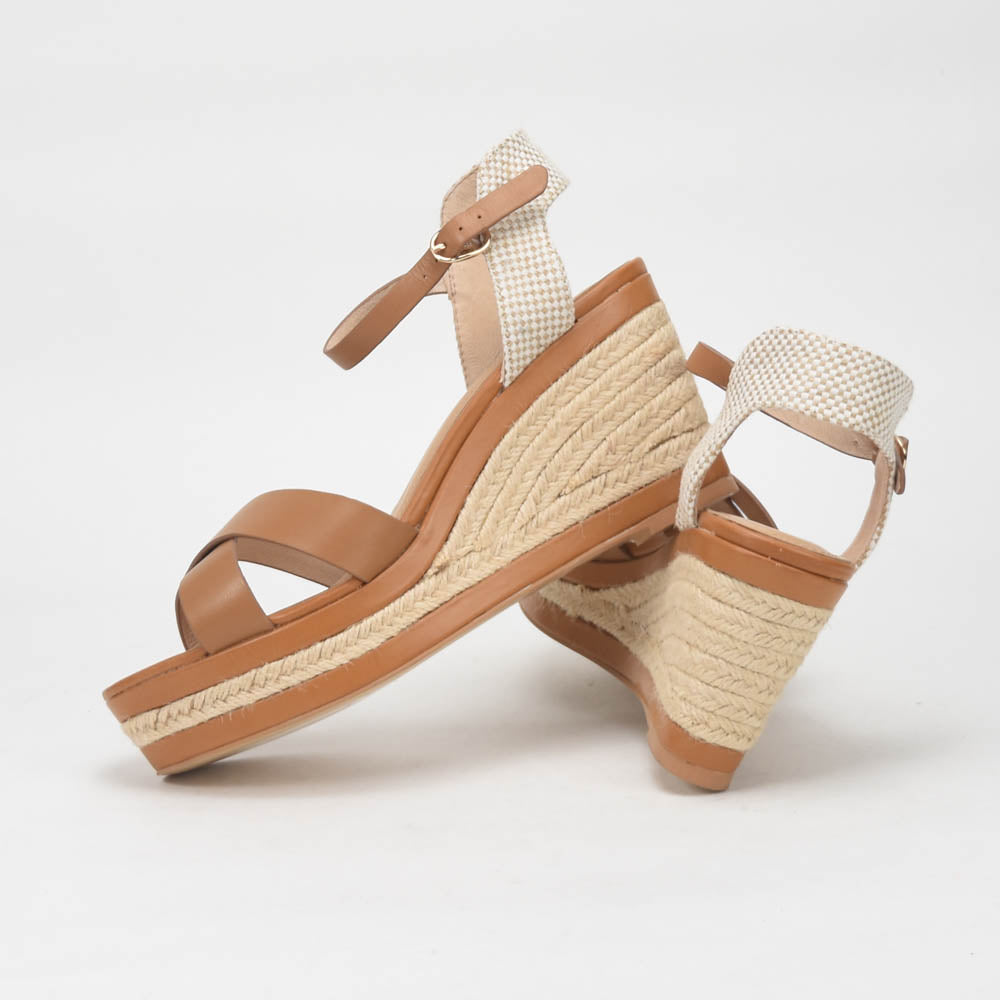 ANDRÉ SANDALES FEMME SAND CUIR MARRON BEIGE - 52357609402