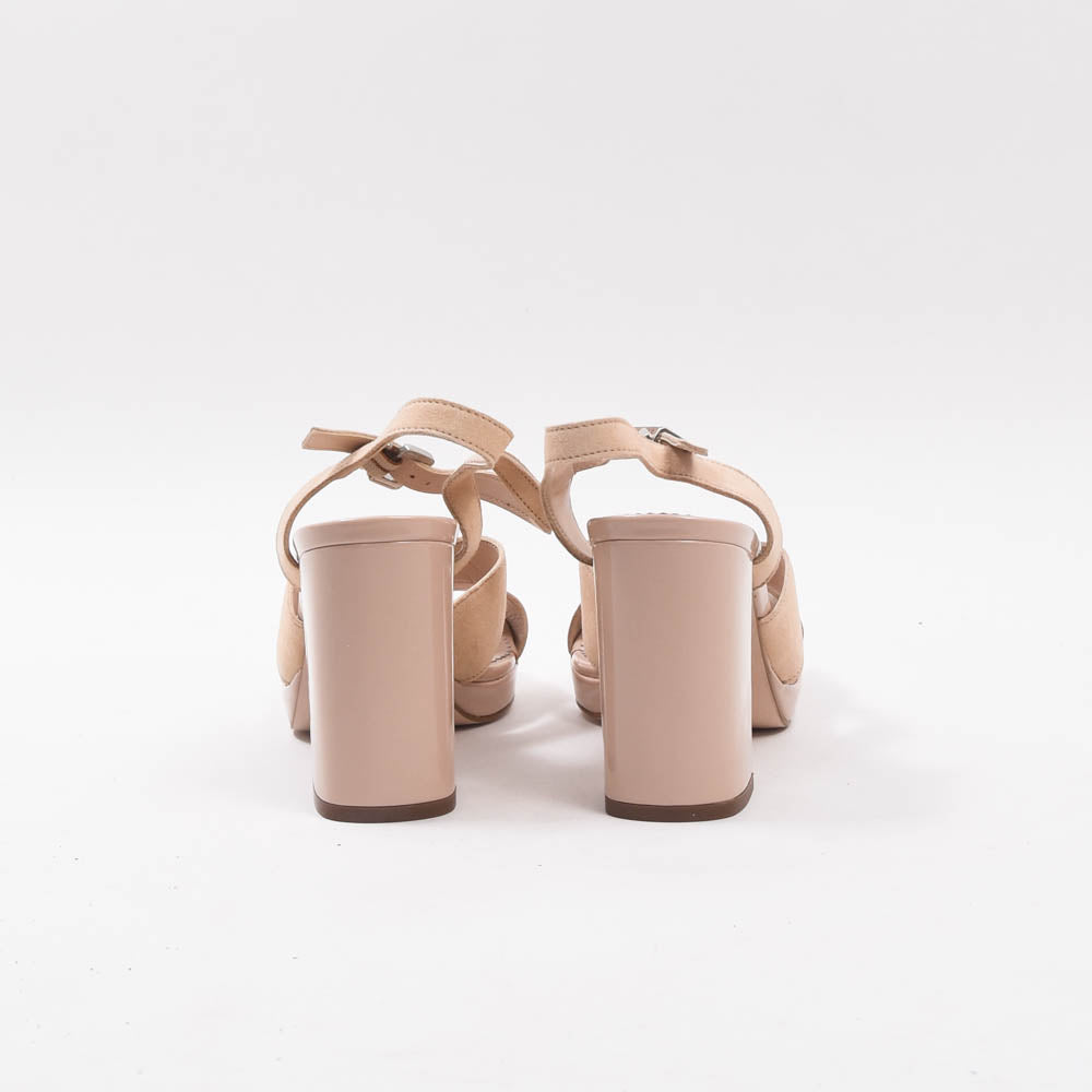 ANDRÉ SANDALES FEMME CUIR NUDE - 52314639087