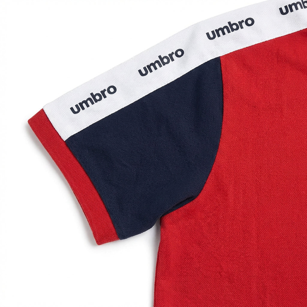 UMBRO POLOS ORIGINAL HOMME ROUGE COTON - UAA241M011-005