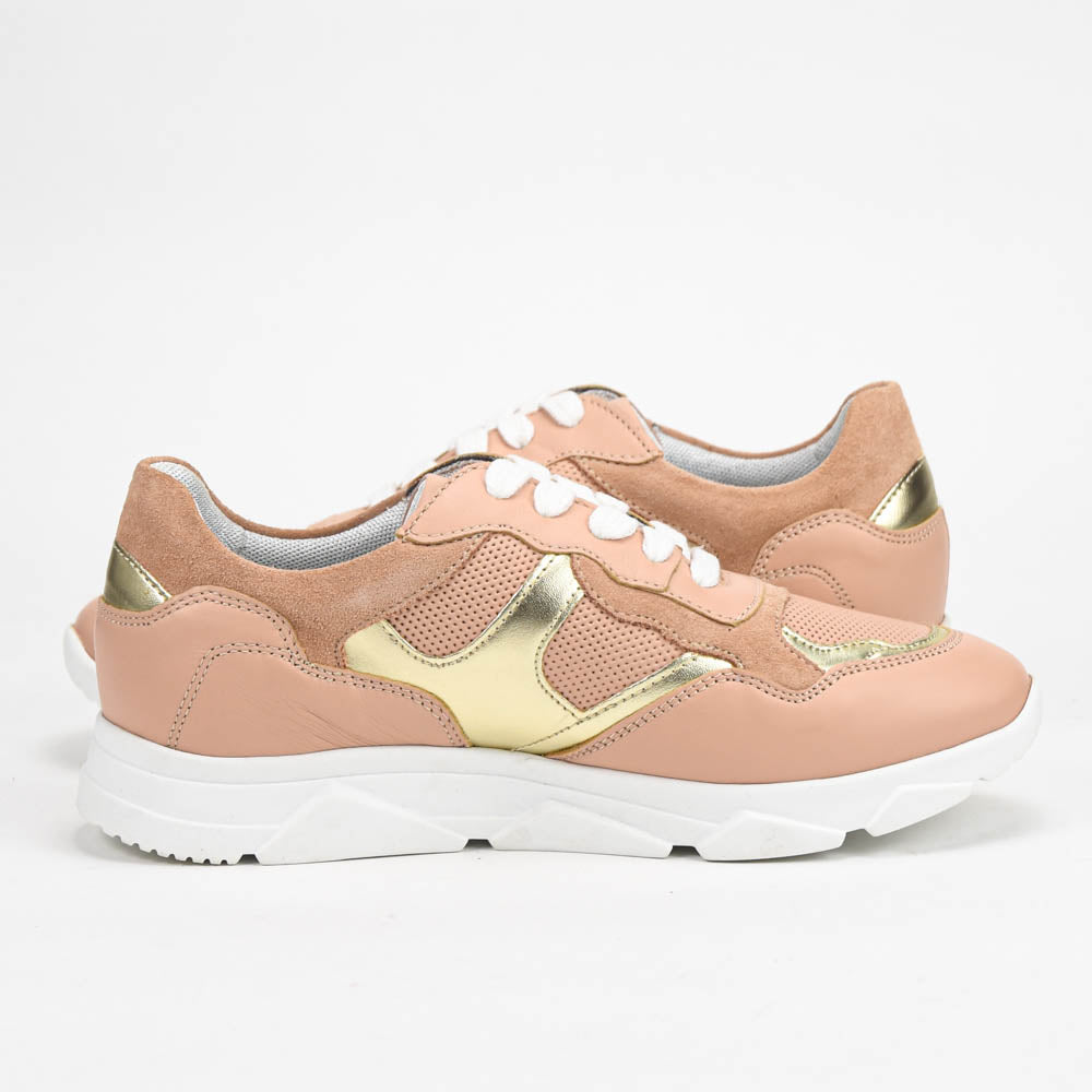ANDRÉ BASKETS FEMME CUIR ROSE - 52149903600