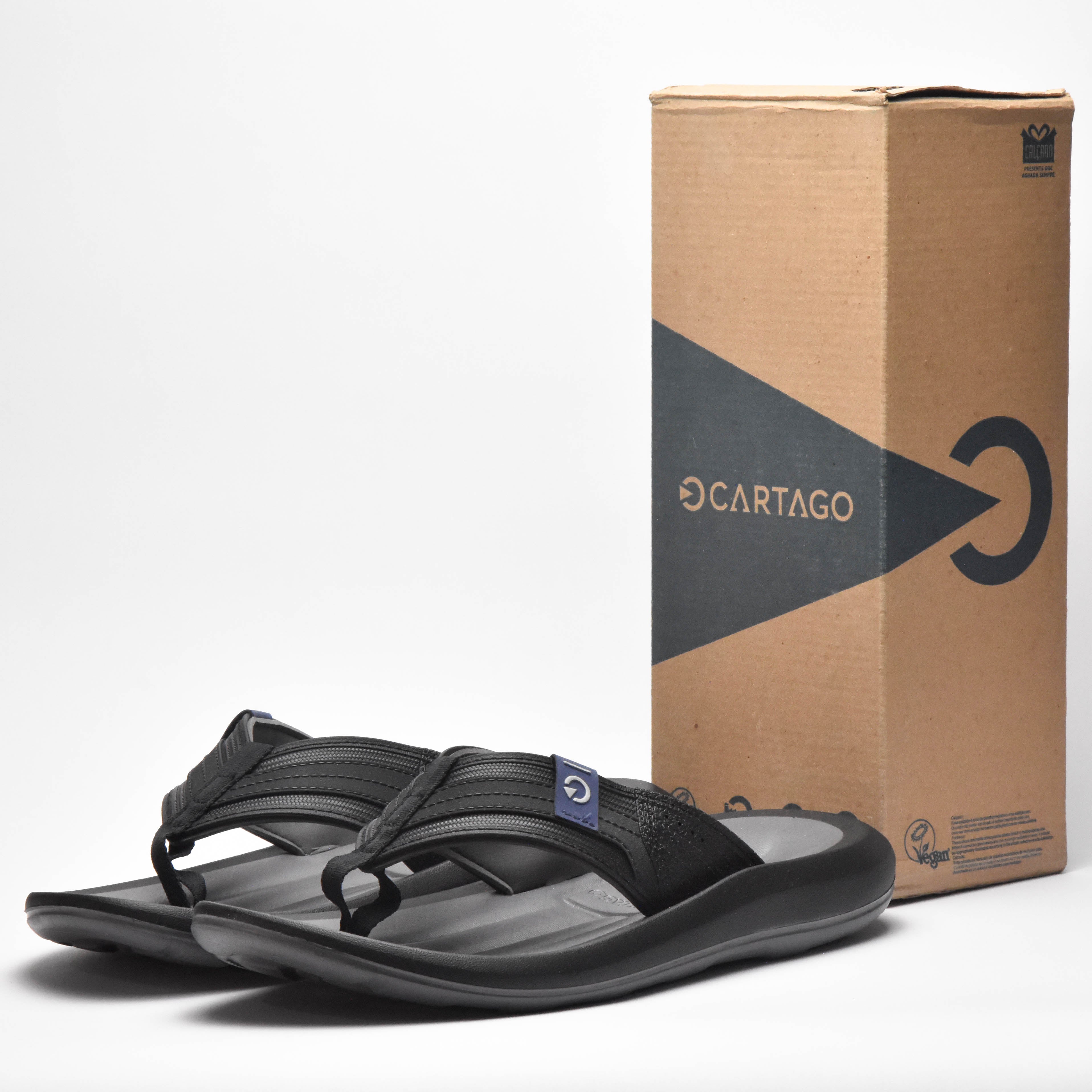 CARTAGO LUXEMBURGO THONG AD GREY/BLACK/GREY - 12202AT023