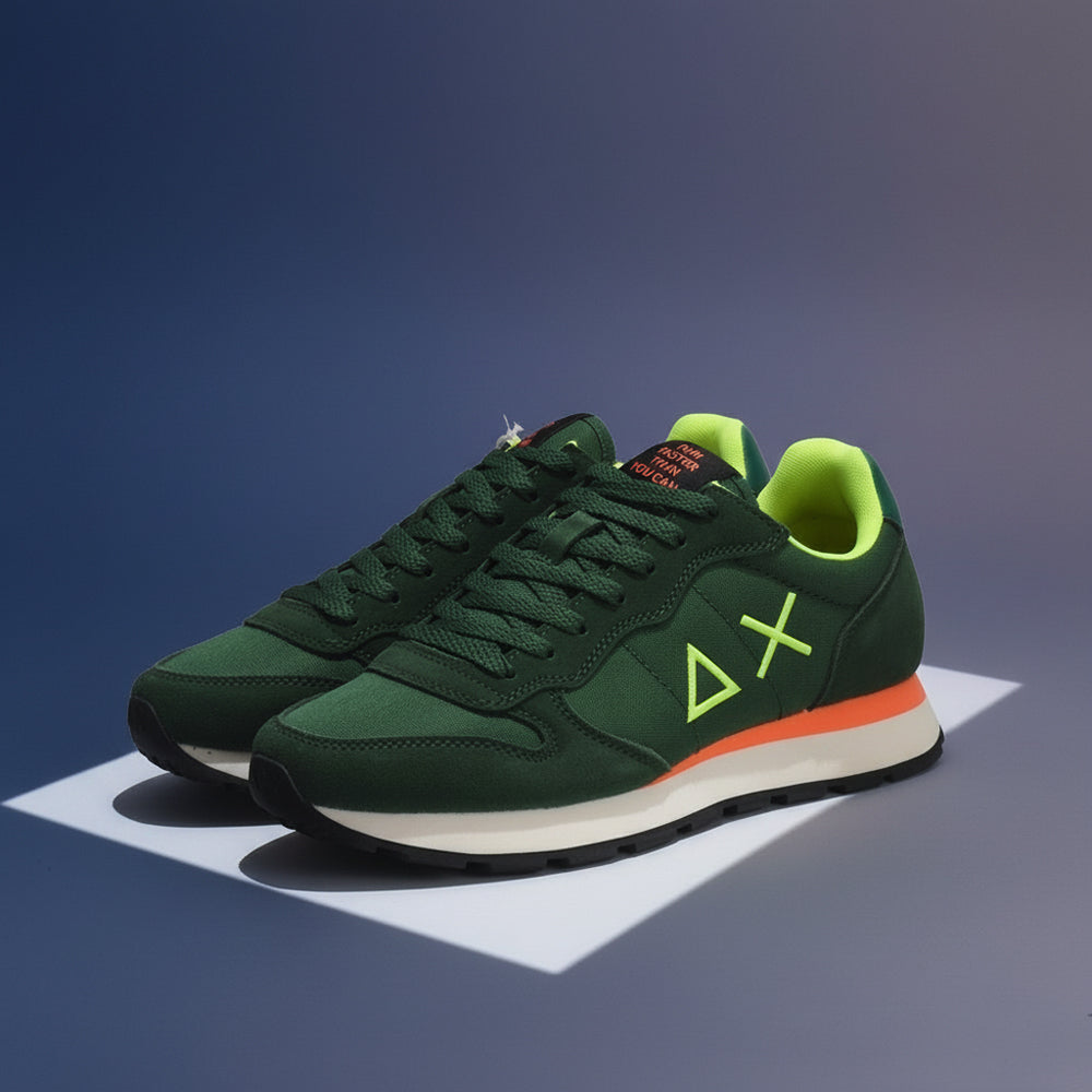 BASKET SUN68 TOM FLUO-37-VERDE SCURO - Z44102-37