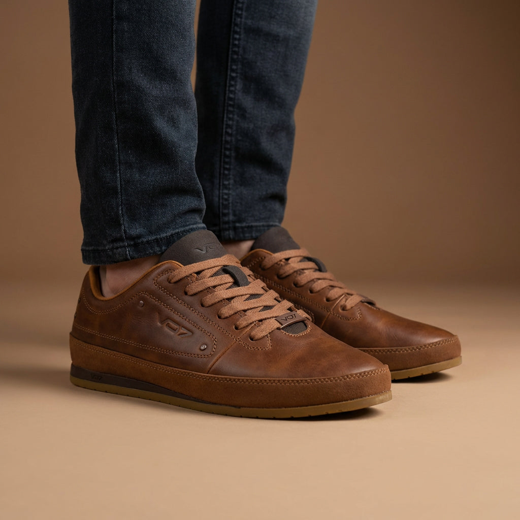 VO7 CHAUSSURE CASUAL YACHT HOMME MARRON - CH-YA-CAM