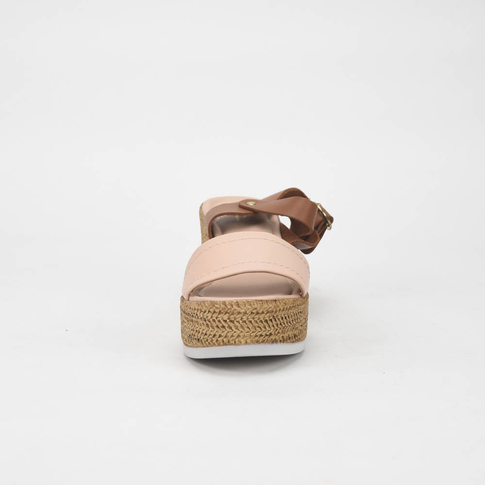 ANDRÉ SANDALES BALADINA FEMME ROSE MARRON - 52314607647