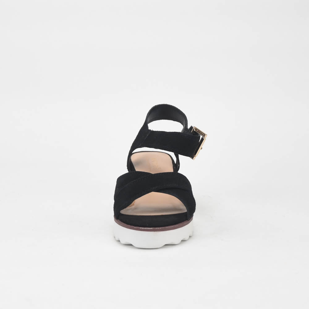 ANDRÉ SANDALES FEMME DAIM NOIR - 52314135637