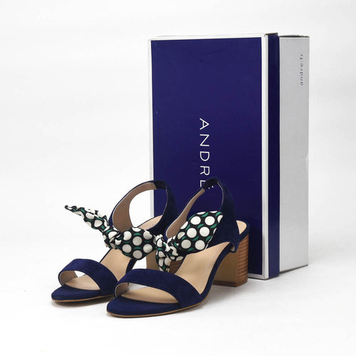 ANDRÉ SANDALES FEMME SUPENS DAIM BLEU - 52314437450