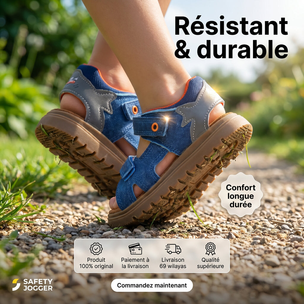 Safety Jogger Sandale Enfant - 614082-CBL-ORA