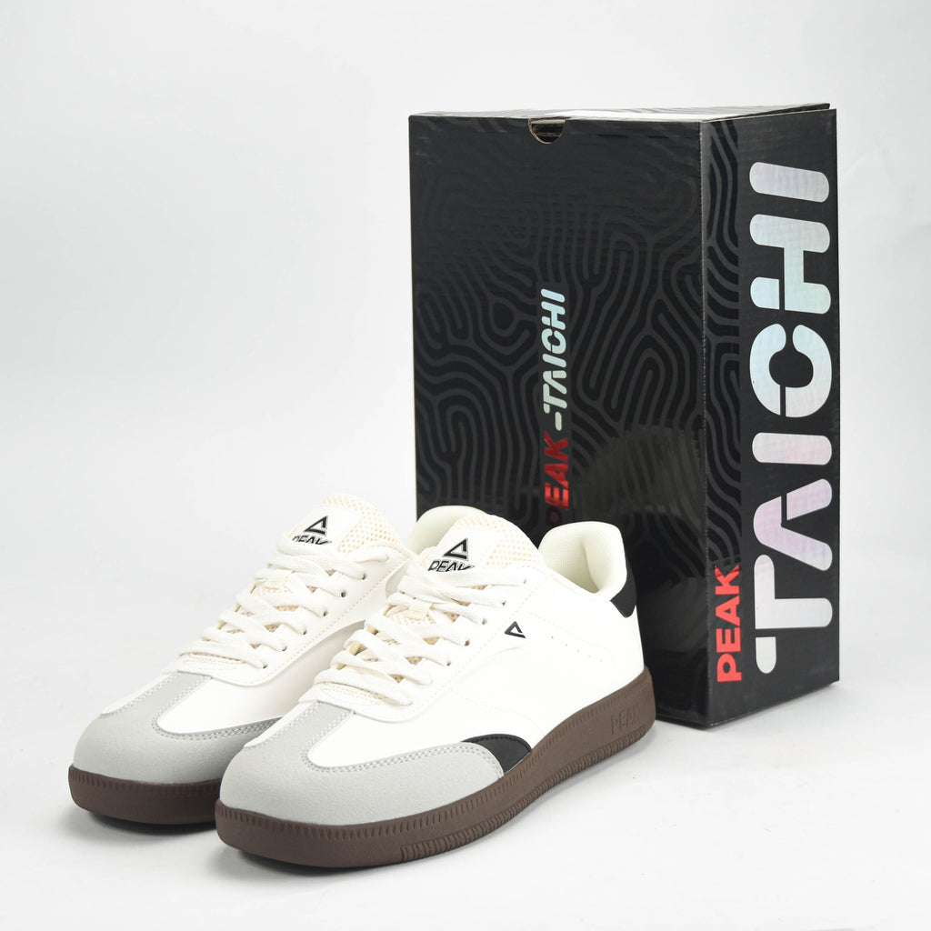 Peak Taichi Casual Shoes White/Black - EXT53867B-Z498